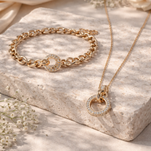 Golden Halo Jewelry Set